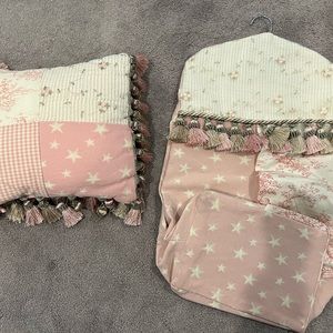 Glenna Jean Isabella pillow and Diaper hanger